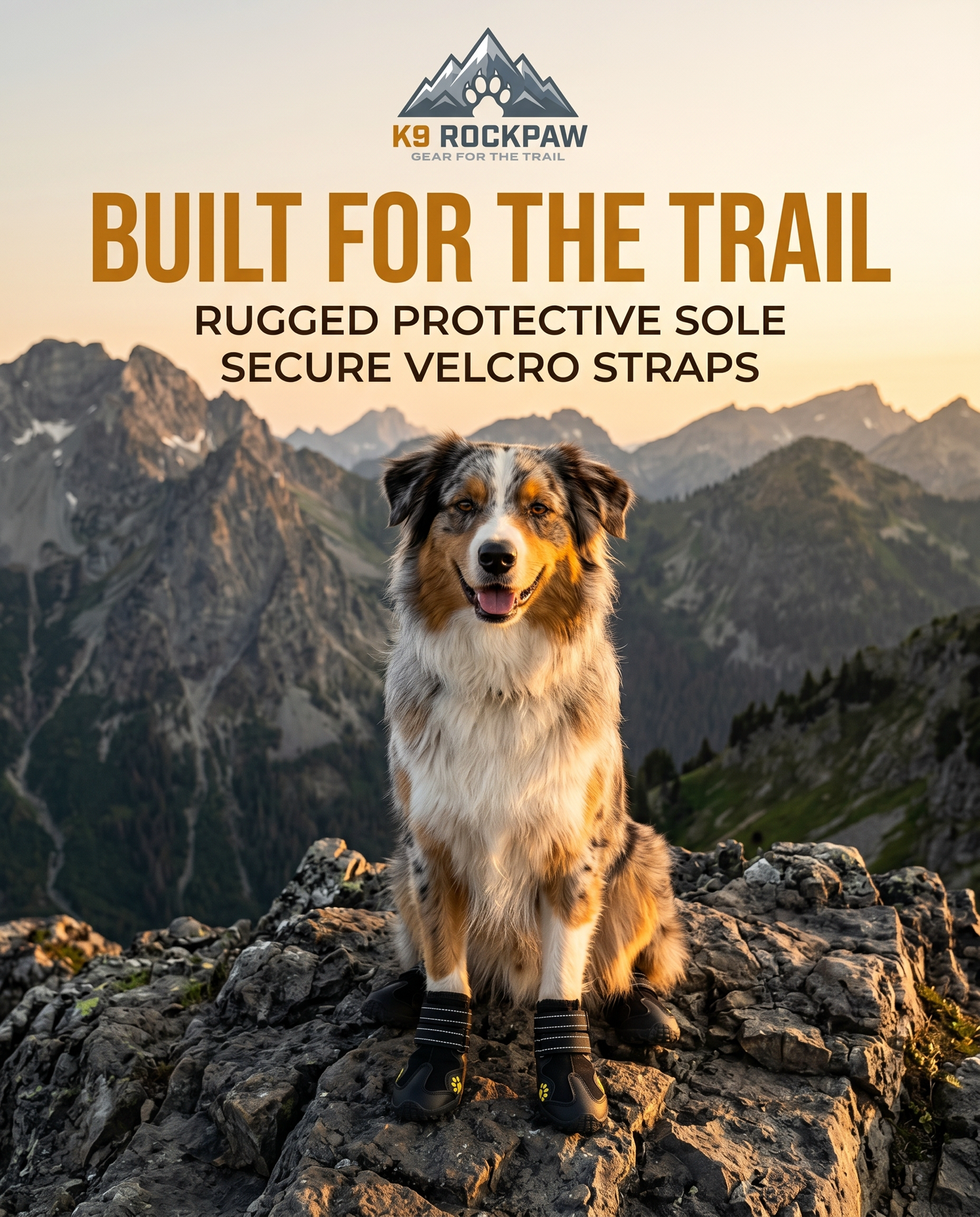 All-Terrain Trail Boot — Waterproof, Anti-Slip, Reflective.